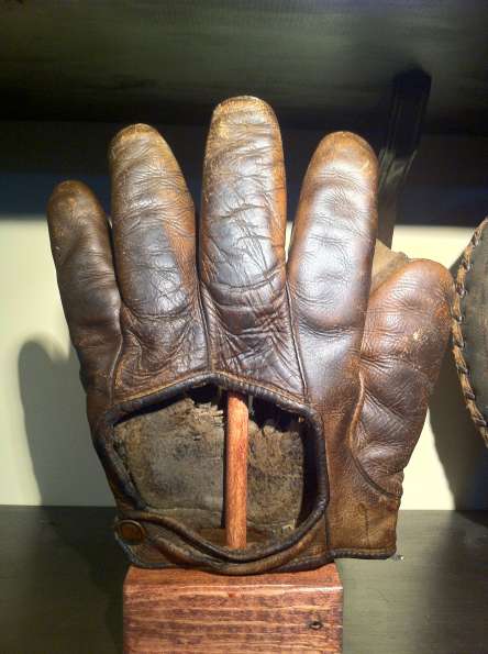 Early 1900's Crescent Glove With Hole in Pocket Back