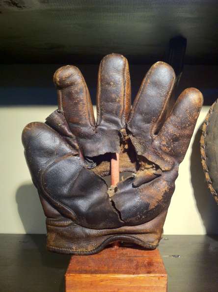 Early 1900's Crescent Glove With Hole in Pocket Front