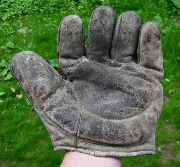 Early 1900's Crescent Glove With Missing  Front Early Gloves