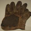 Early 1900's Dark Brown Crescent Glove Back