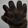 Early 1900's Dark Brown Crescent Glove Front