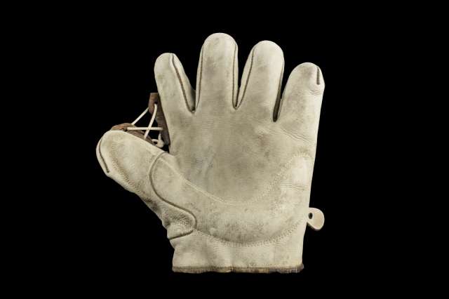 Early 1900's Grommet Web Hook and Eye Back Crescent Front