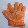 Early 1900's Orange Brown Asbestos Crescent Glove Front