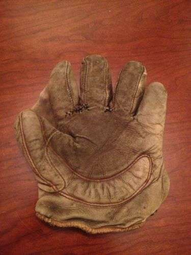 Early 1900's Spalding Crescent Glove Front