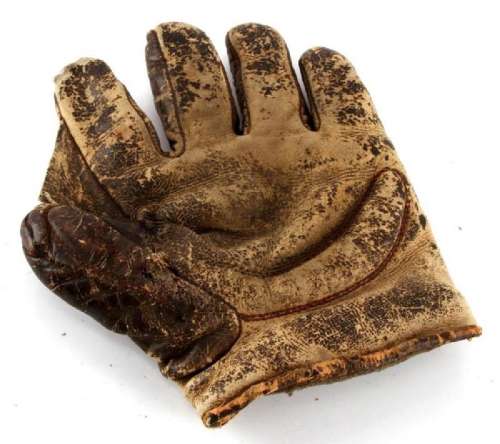 Early 1900's Spalding Crescent Glove Front