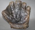 View the image: Early 1900's Spalding Flat Top Crescent Glove Front