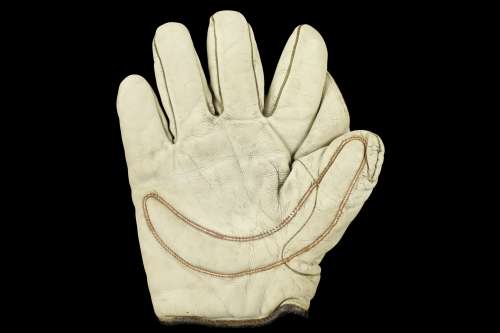 Early 1900's Spalding White Crescent Lefty Front