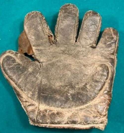 Early 1900's Victor Buckle Web Crescent Front