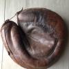 Early 1900's Victor Hook and Eye Back Crescent Catchers Mitt Front