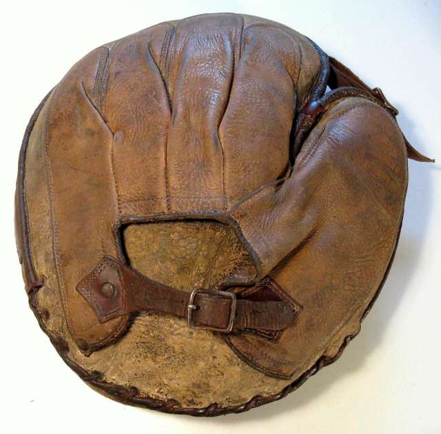 Early 1900's Wrap Around Crescent With Buckle Web Back