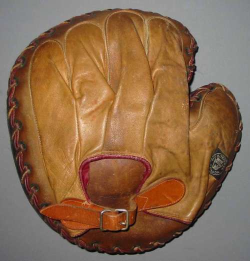 Edward K. Tryon Catchers Mitt Back