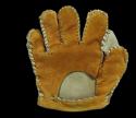 View the image: Folk Art Glove Back