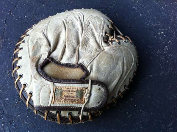 Forrest Leather Products Catchers Mitt White Back