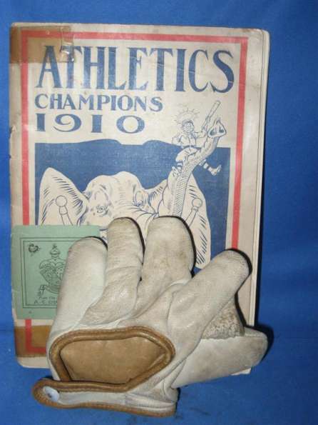 1910 Philadelphia A's Mini Glove Back