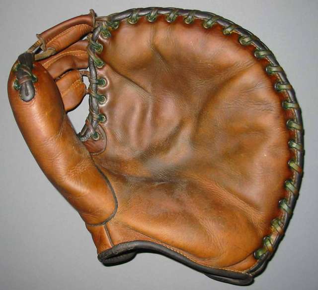 George A. Reach Brown Basemitt Front