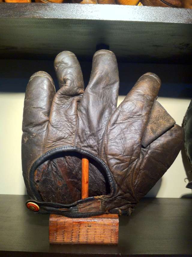 Goldsmith Full Web Brown With Celluloid Button Back