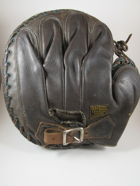 Horace Partridge KC Catchers Mitt Back