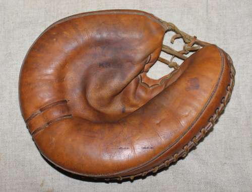 Kanazawa Sporting Goods K350 Catchers Mitt Front - Japan