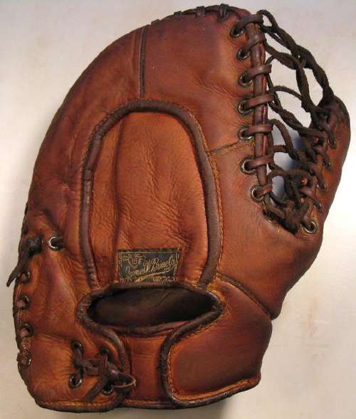 James W. Brine Basemitt Back