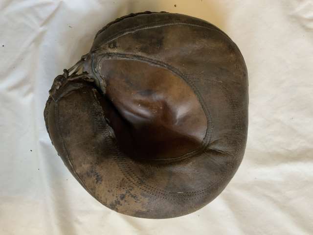 JC Higgins Patched Pocket Catchers Mitt Front