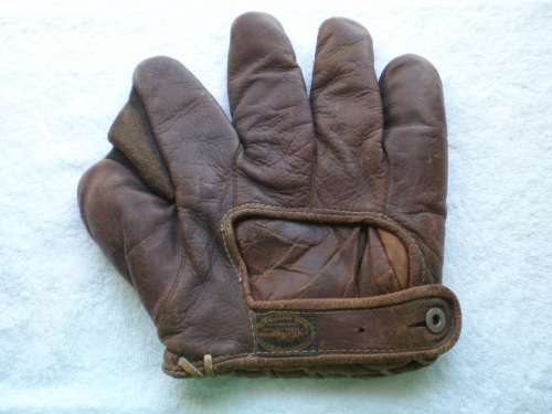 JC Higgins Brown Lefty Full Web Back