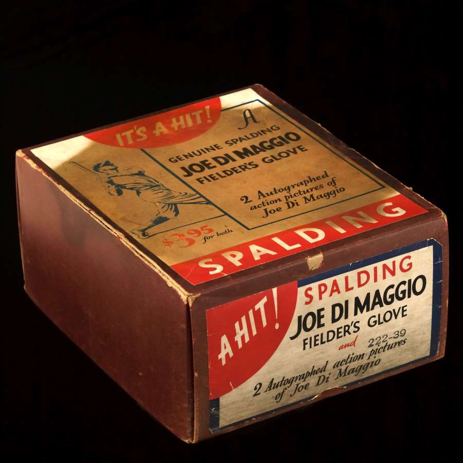 Joe DiMaggio Spalding 22239 Box Joe DiMaggio Gloves Baseball Glove