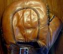 View the image: Lou Gehrig Basemitt Back