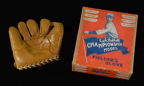 Carl Hubbell Marathon Glove and Box