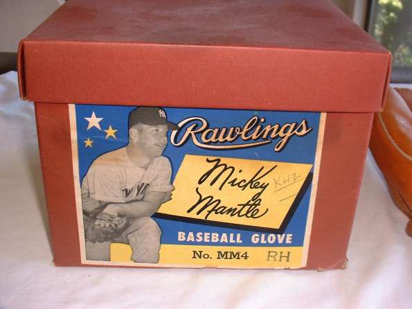 Mickey Mantle Rawlings MM4 Box