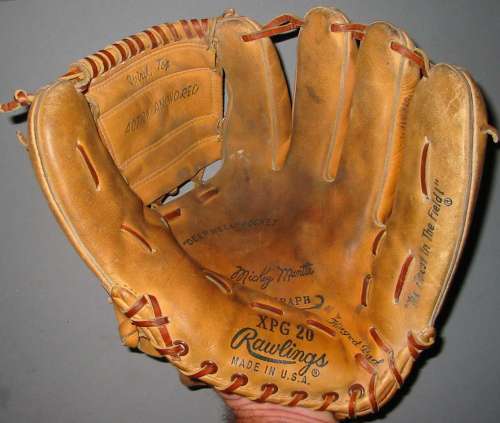 Mickey Mantle Rawlings XPG20 Front