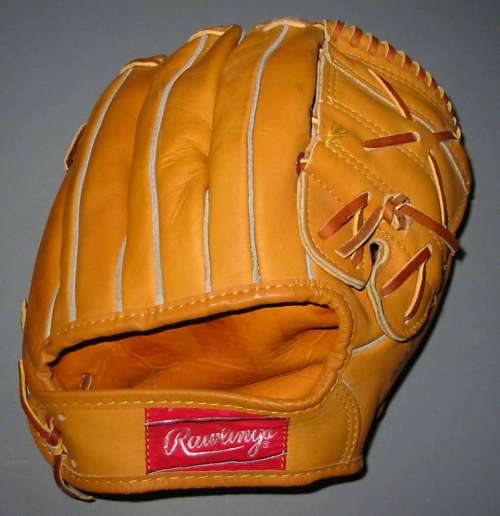 Mickey Mantle Rawlings MM5 Back