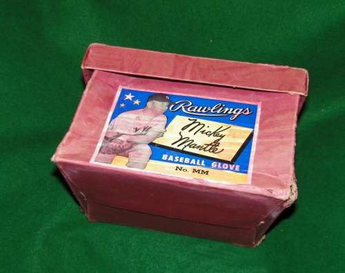 Mickey Mantle Rawlings MM Box