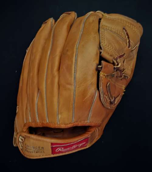 Mickey Mantle Rawlings MM2 Back