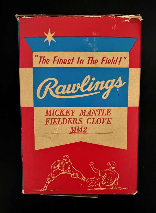 Mickey Mantle Rawlings MM2 Box
