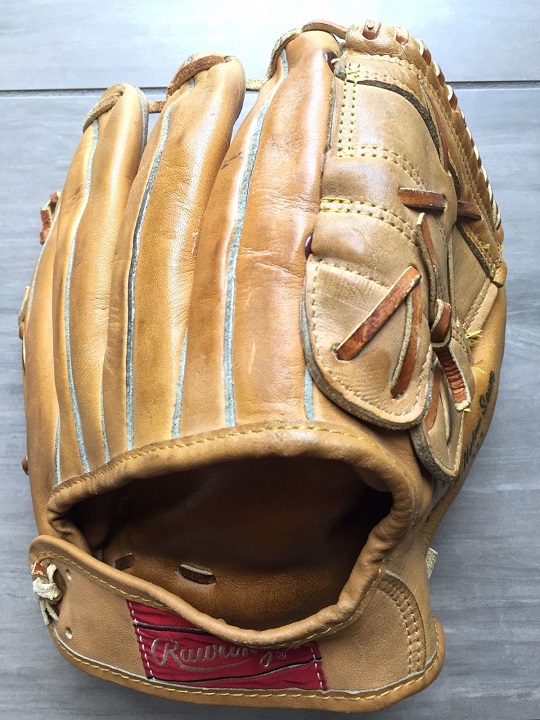 Mickey Mantle Rawlings MM5 Back