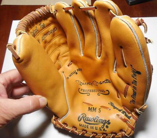 Mickey Mantle Rawlings MM5 Front