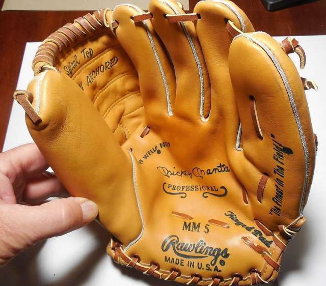 Mickey Mantle Rawlings MM5 Front