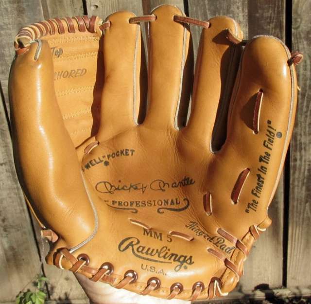 Mickey Mantle Rawlings MM5 Front