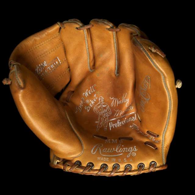 Mickey Mantle Rawlings MM6 The Comet Front