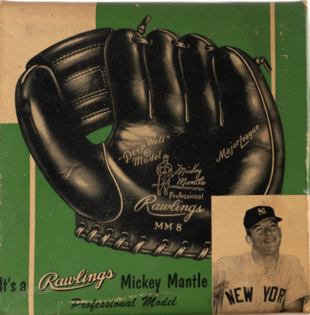 Mickey Mantle Rawlings MM8 Box 1