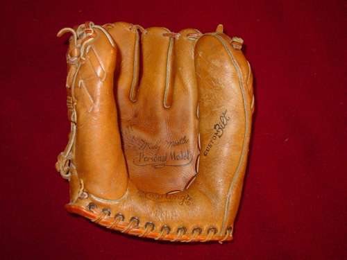 Mickey Mantle Rawlings MMP Front