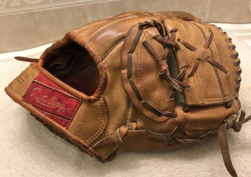 Mickey Mantle Rawlings MMP Heart of the Hide Back