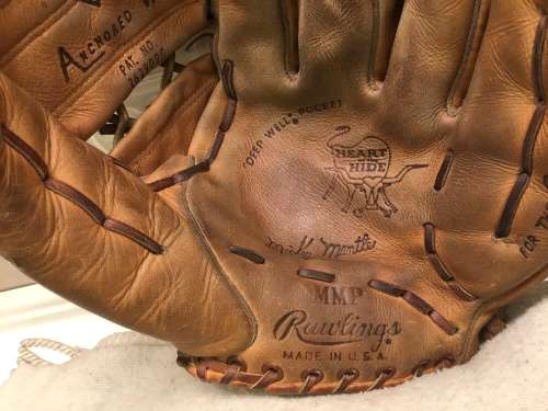 Mickey Mantle Rawlings MMP Heart of the Hide Front