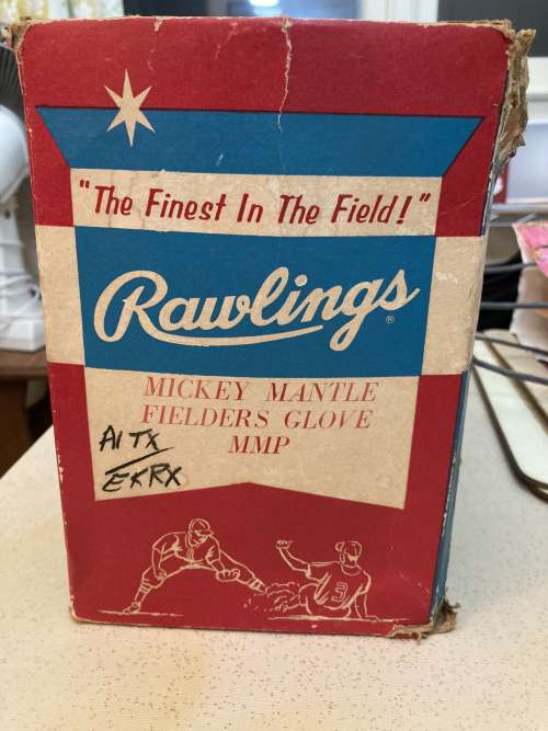 Mickey Mantle Rawlings MMP Personal Model Box