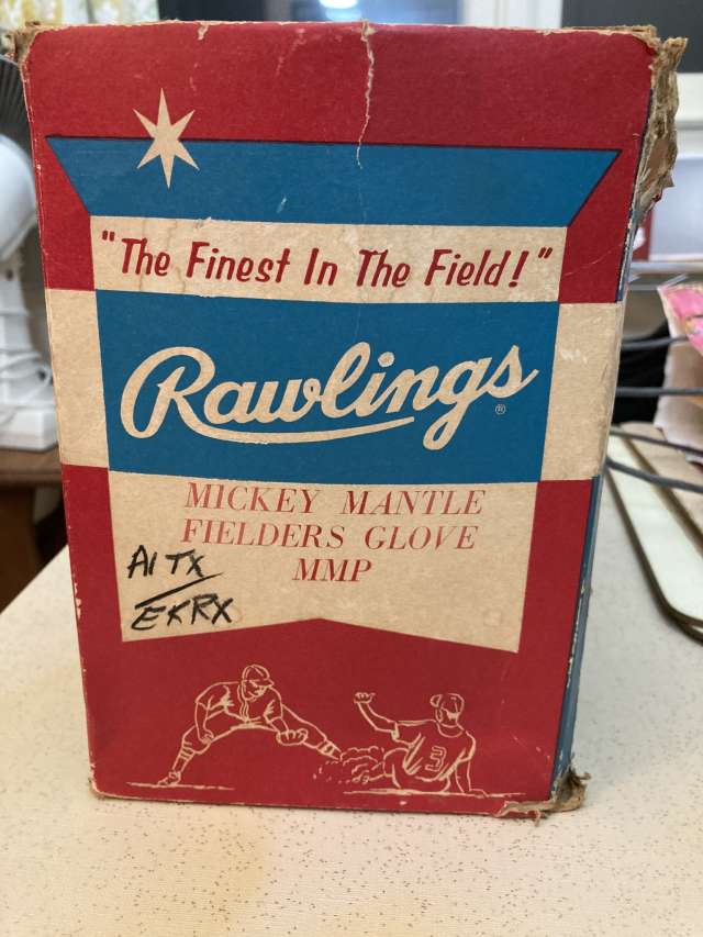 Mickey Mantle Rawlings MMP Personal Model Box