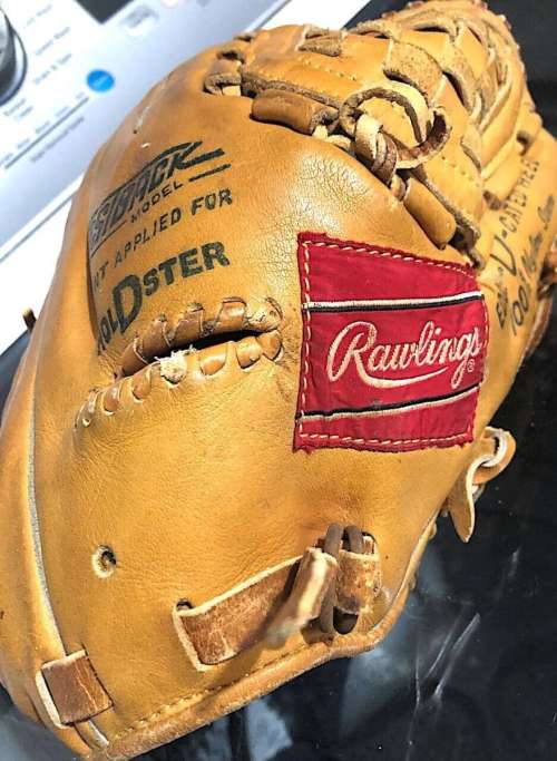 Mickey Mantle Rawlings TGF7 Back