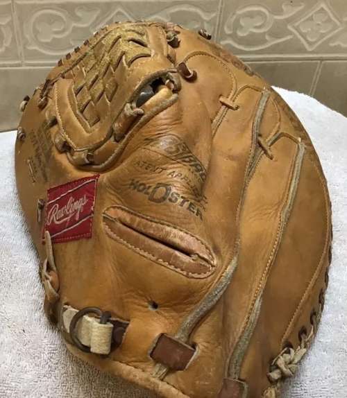Mickey Mantle Rawlings XFB19 Basemitt Back