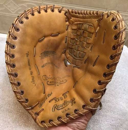 Mickey Mantle Rawlings XFB19 Basemitt Front