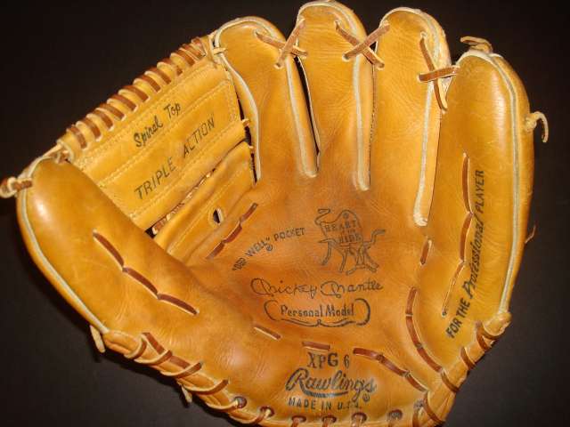 Mickey Mantle Rawlings XPG6 HOH Front