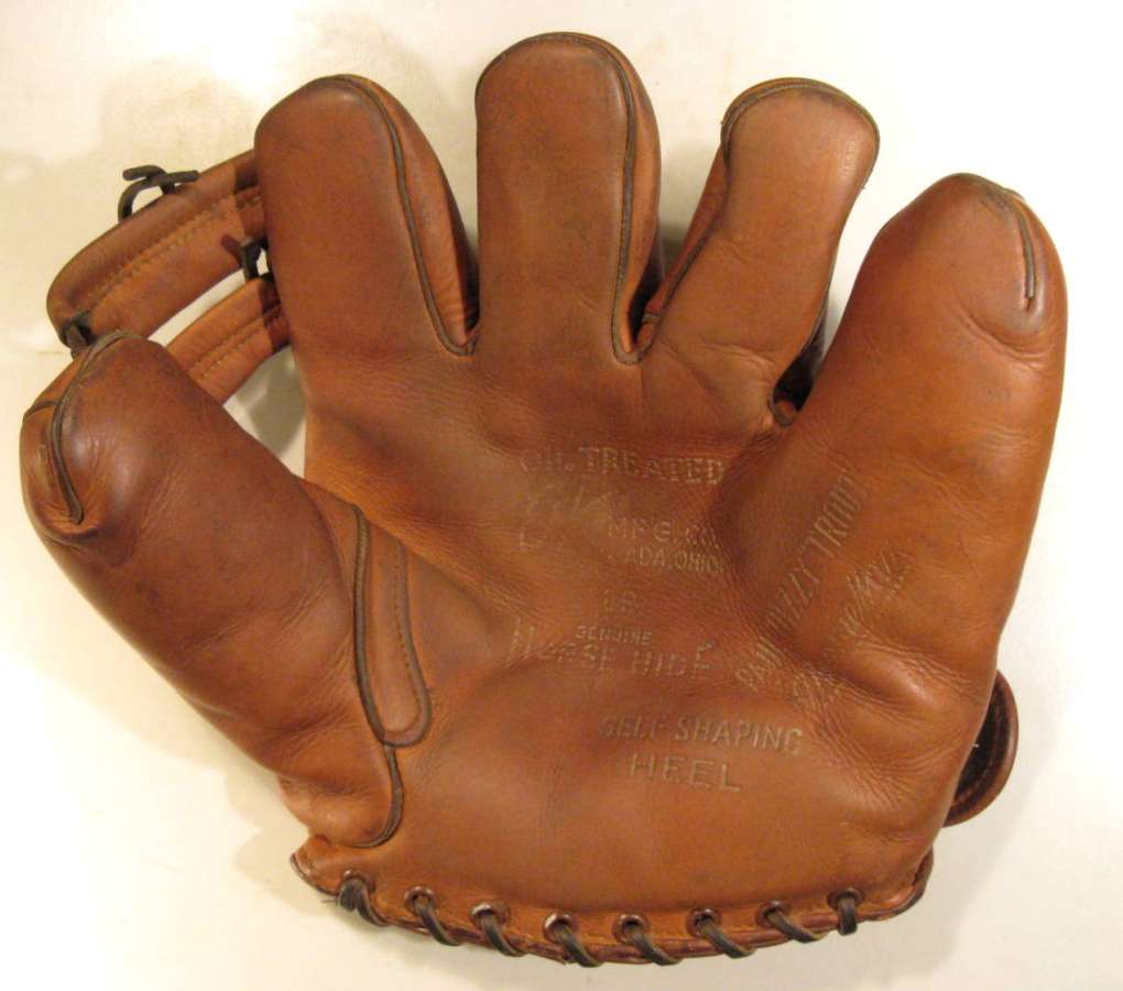 Dizzy Trout OK LR Front OK Baseball Glove Collector Gallery Baseball Glove Collector